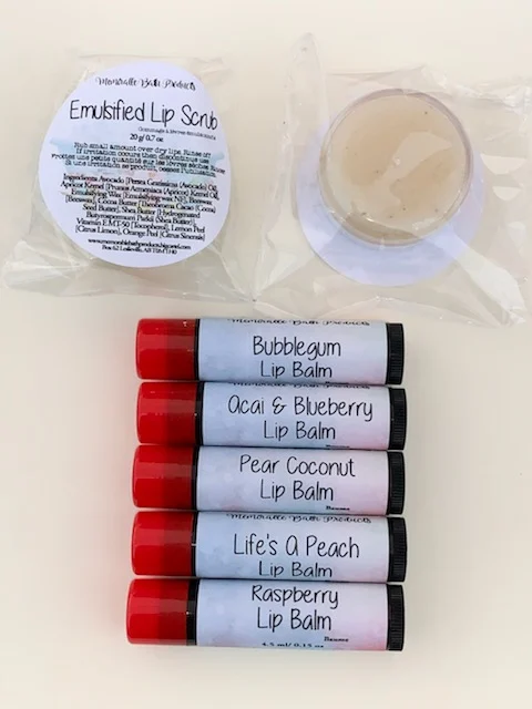 Lip Balm and Lip Scrub